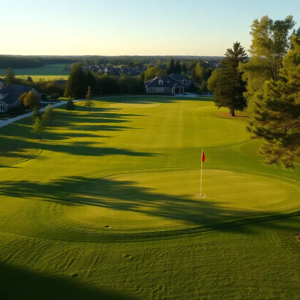 Beautiful golf course in Irmo SC showcasing scenic views and greenery.