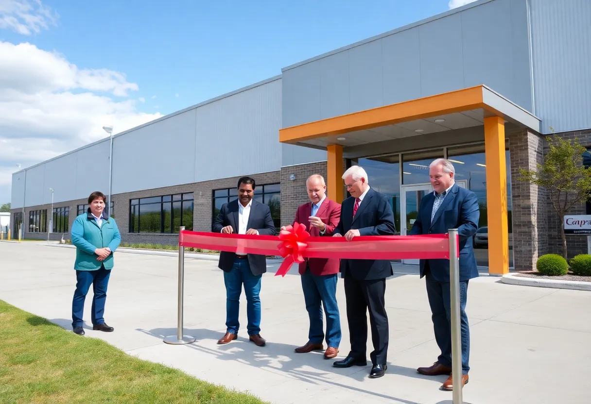 Exterior view of the Advanced Manufacturing Collaborative facility at USC Aiken.
