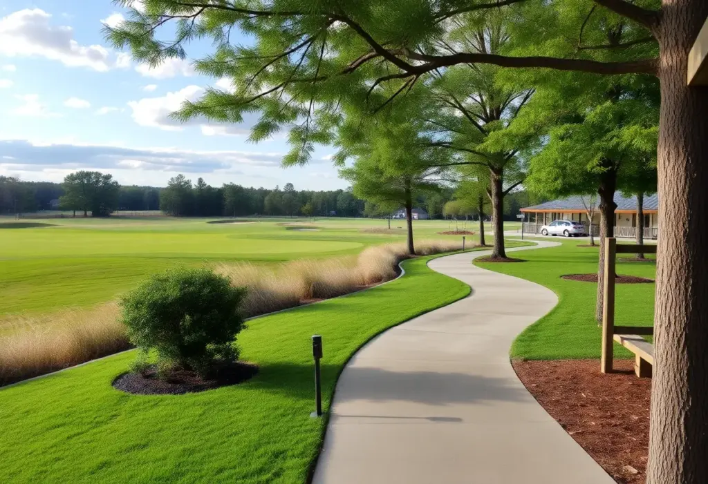 Scenic golf course view in Irmo SC suitable for beginners.