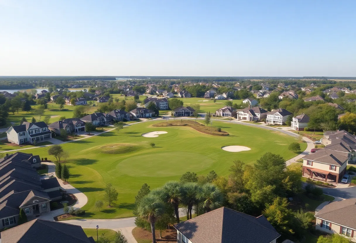 Beautiful golf course and homes in Irmo SC