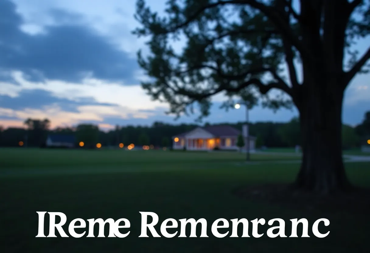 A tranquil scene in Irmo, SC, symbolizing the memory of a beloved businesswoman.