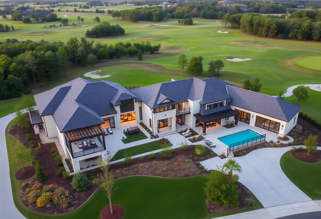 Stunning modern golf homes located in Irmo SC with beautiful golf course views.
