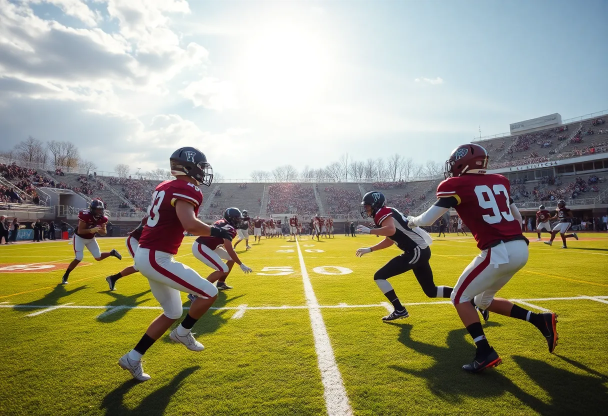 High school football teams competing in South Carolina.