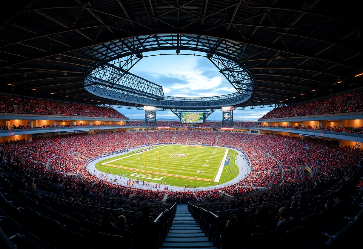 Rendering of Williams-Brice Stadium post-renovation