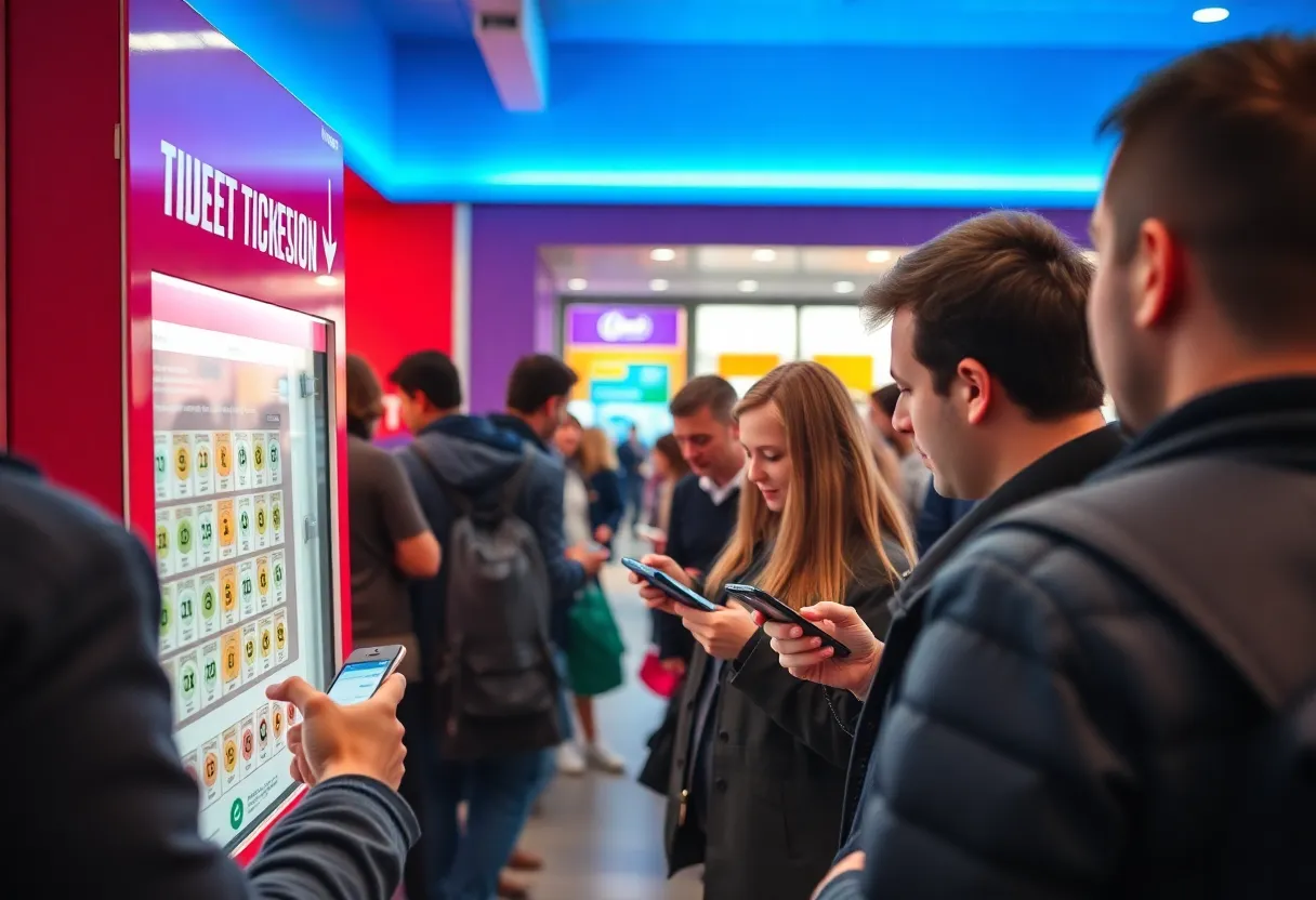 People purchasing lottery tickets digitally in North Carolina