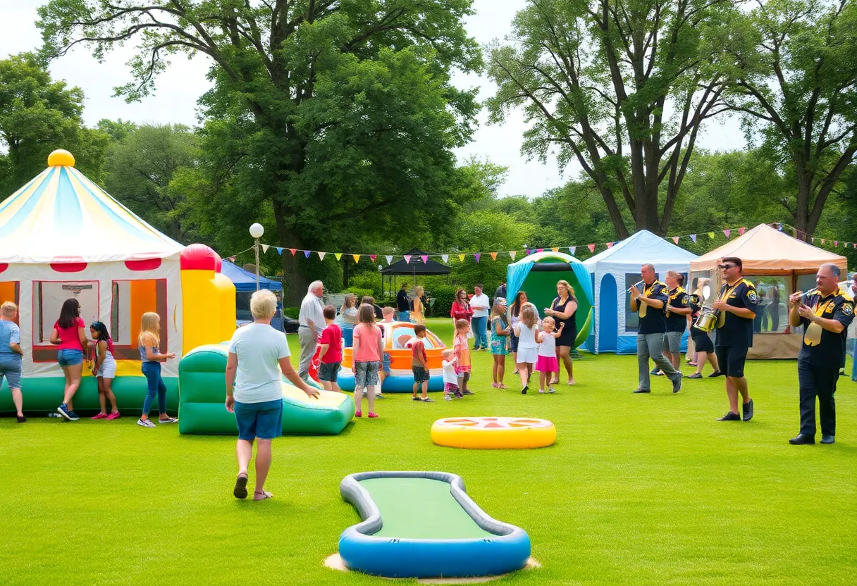 Community festival celebrating Irmo Little League success