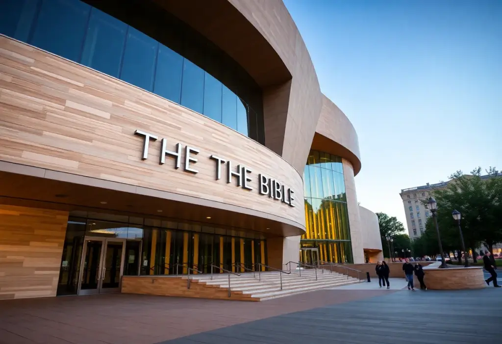 Exterior of the Museum of the Bible in Washington D.C.