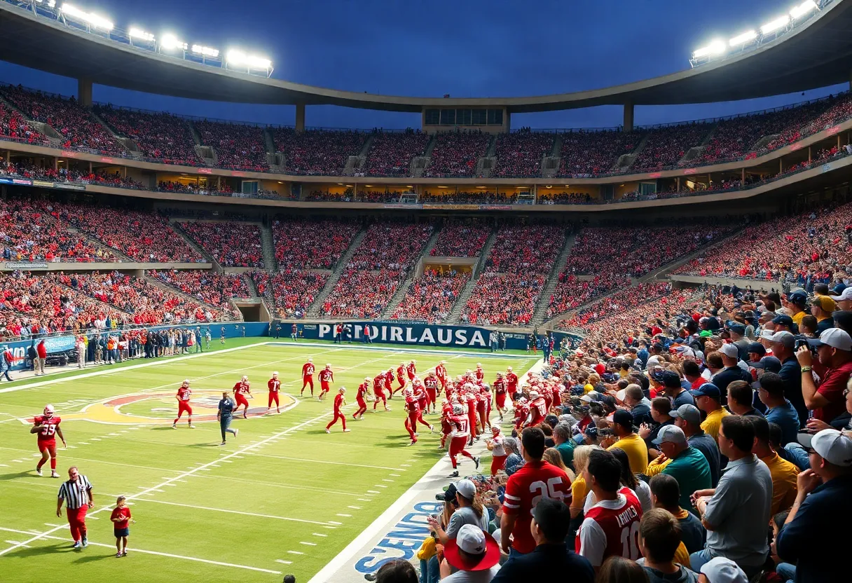 Action during the South Carolina Gamecocks football season opener against Virginia Tech.