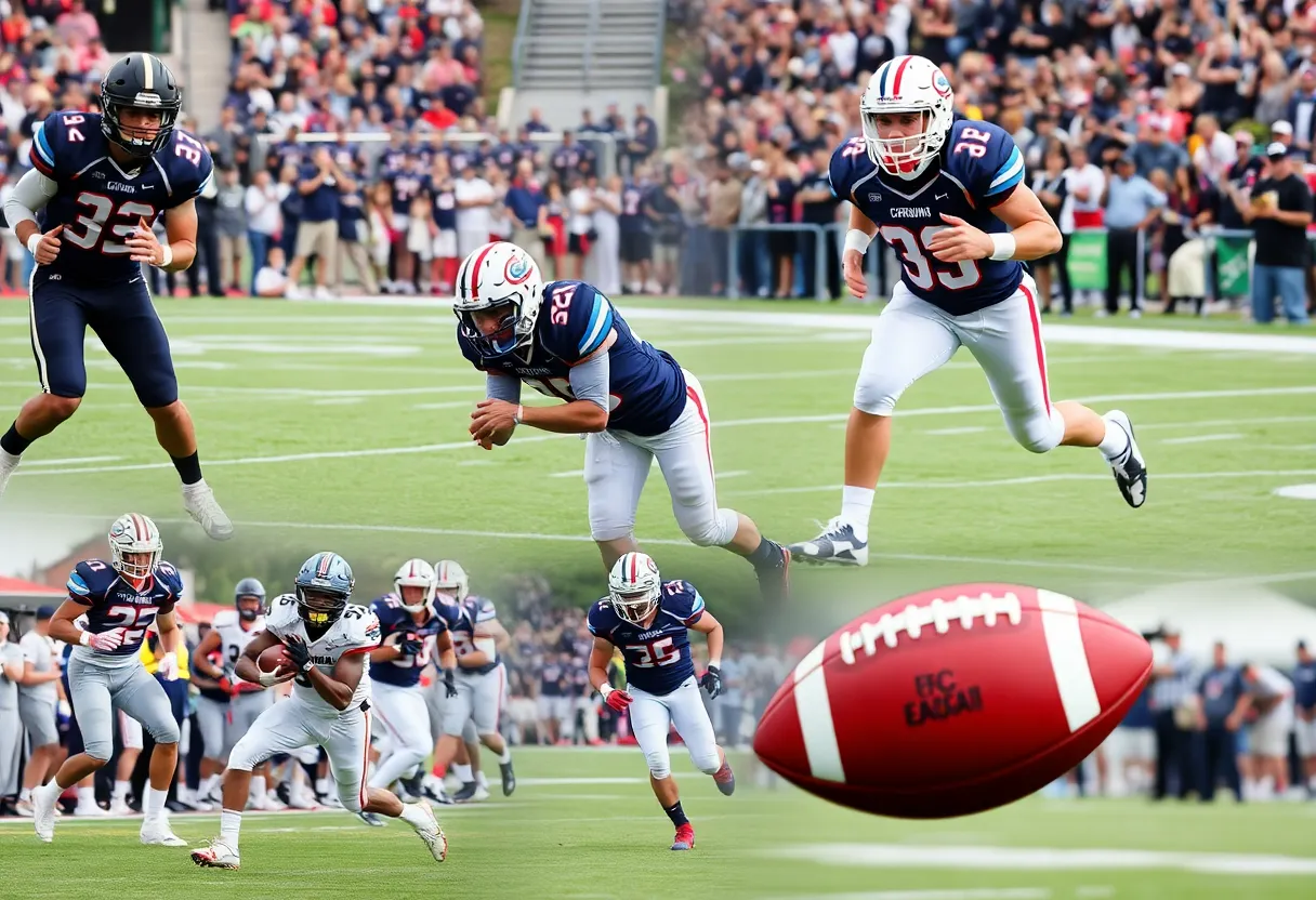 South Carolina high school football players in action during Week 4