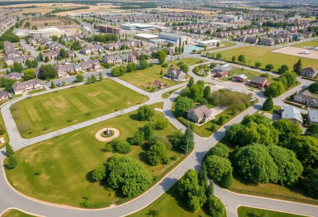 Rendering of Water Walk Development with residential units and commercial space