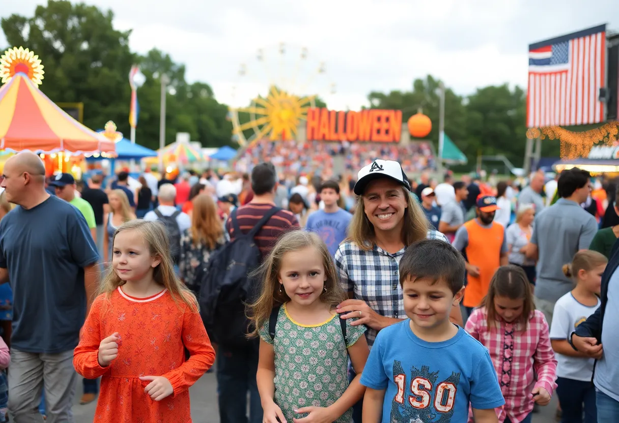 Families enjoying the weekend events in Columbia SC