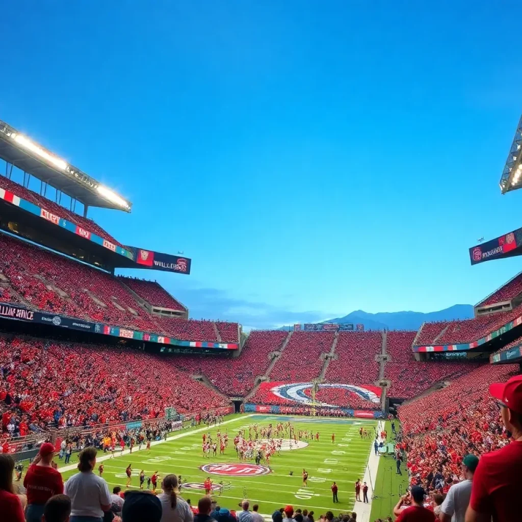 Fans at Williams-Brice Stadium during South Carolina vs Oklahoma college football game