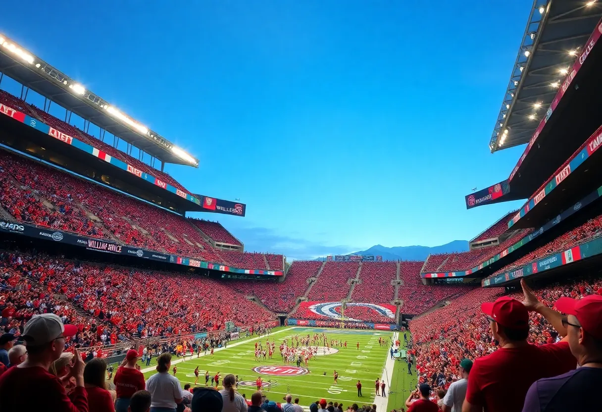 Fans at Williams-Brice Stadium during South Carolina vs Oklahoma college football game