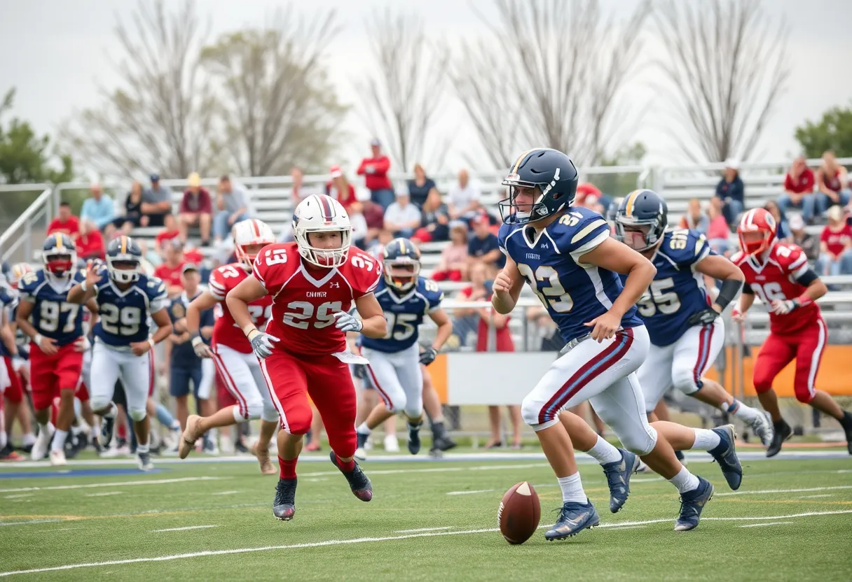 Irmo Yellow Jackets playing against Lexington Wildcats
