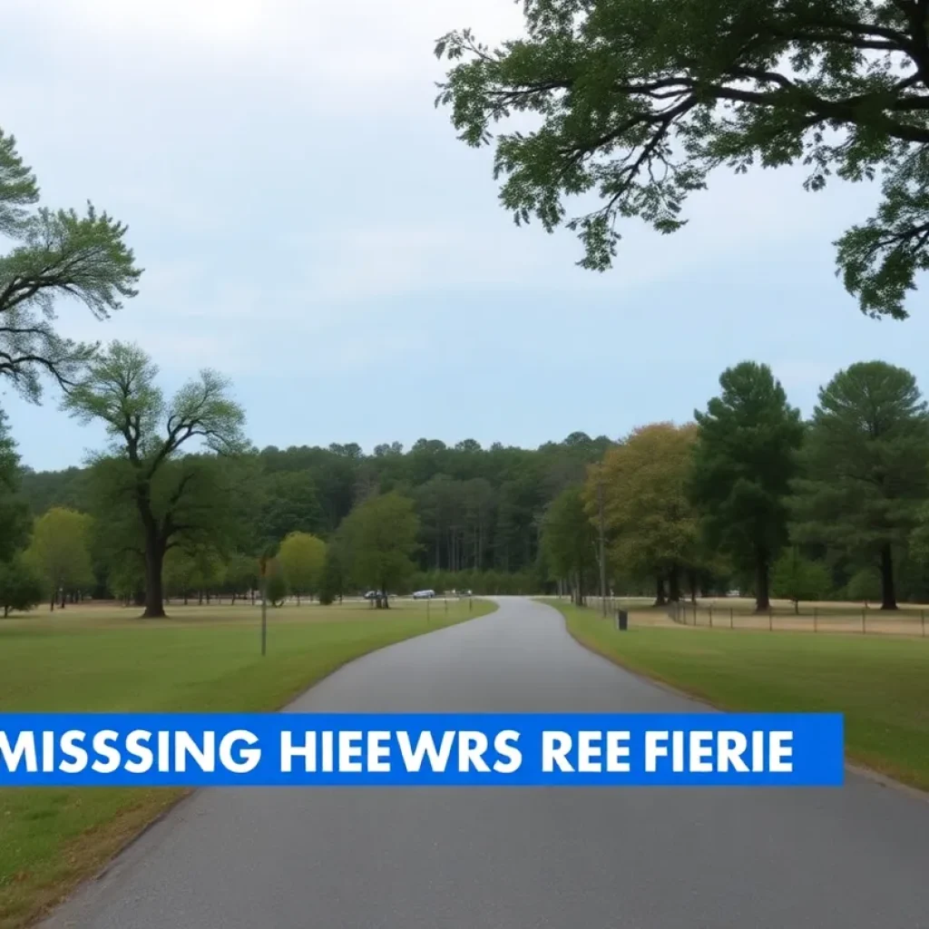 A peaceful scene in Irmo, SC, symbolizing community support for missing persons.
