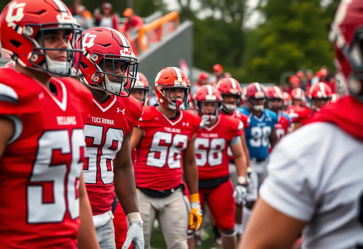 South Carolina football team in action on the field