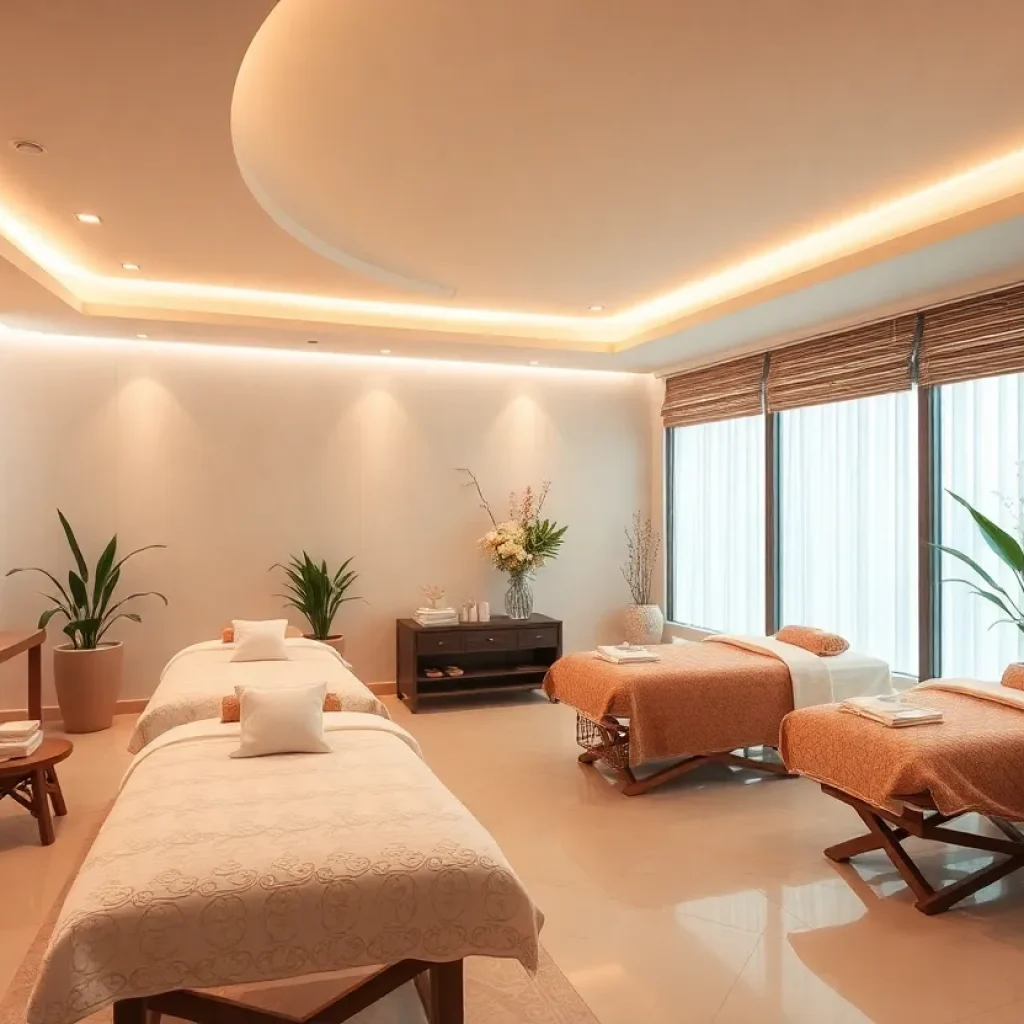 Interior of Spavia Day Spa