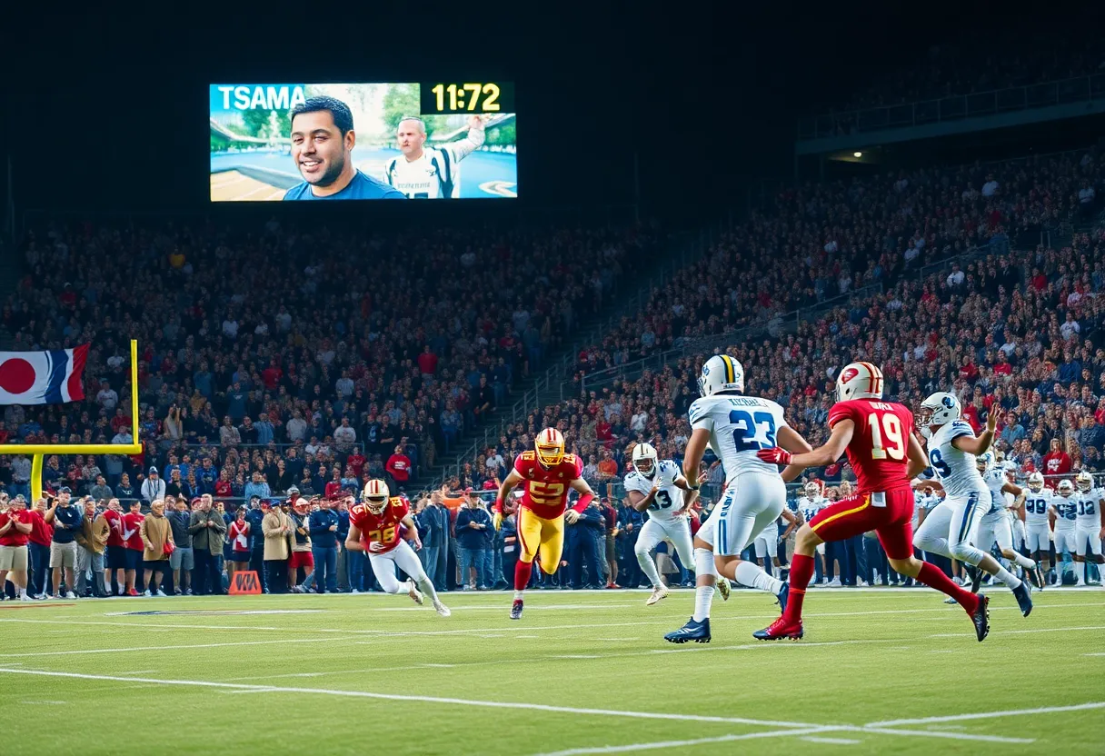 Players of Sumter Gamecocks celebrating their victory against Ridge View