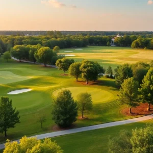 Beautiful golf course in Irmo South Carolina with natural surroundings