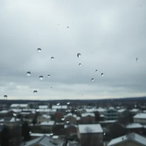 Cloudy winter weather in Irmo, SC