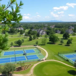 A golf community in Irmo SC with beautiful golf courses and tennis courts.