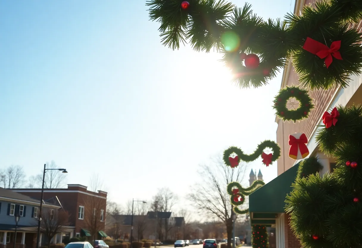 Clear weather in Irmo SC on Christmas Eve 2025