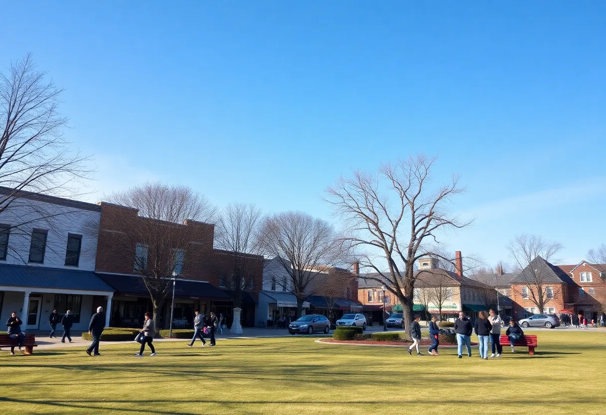 A scenic view of Irmo SC showcasing clear skies and outdoor activities.