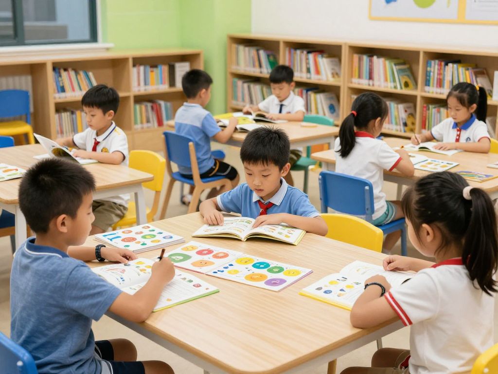Kids participating in a reading program at Irmo Library