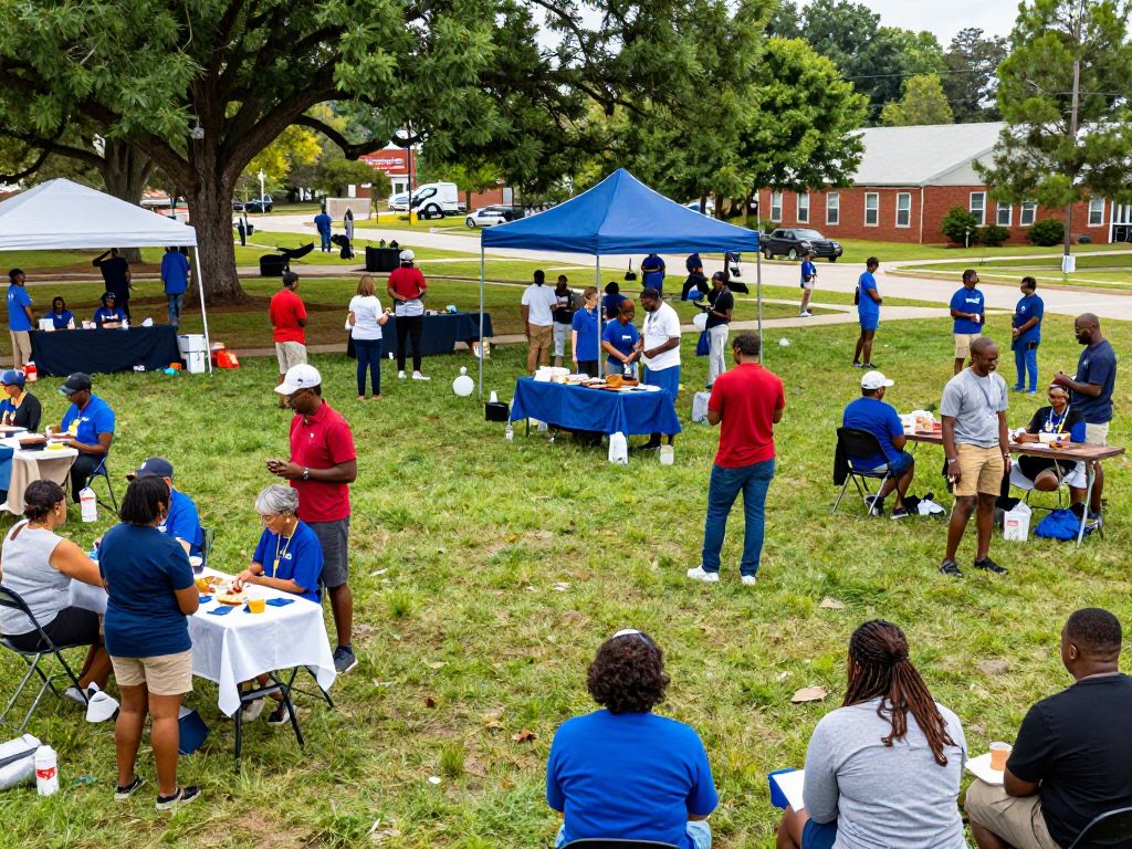 Community members engaging in innovative solutions in Irmo SC.