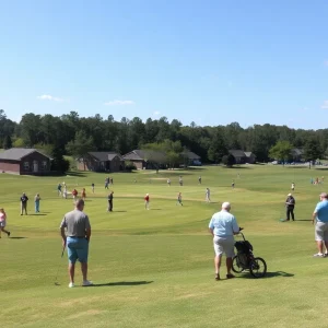 Community golf event in Irmo SC showcasing golfers on the course