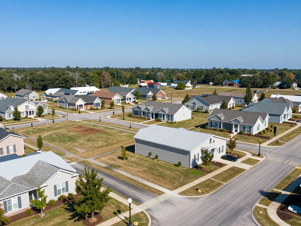 Scenic view of Irmo showcasing community development and infrastructure.