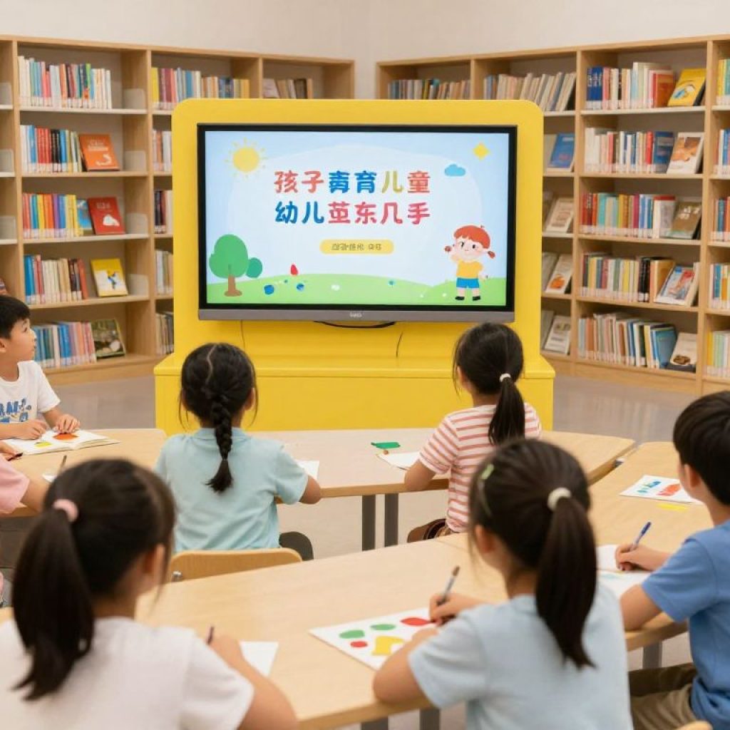 Children participating in educational activities at the Irmo Library.