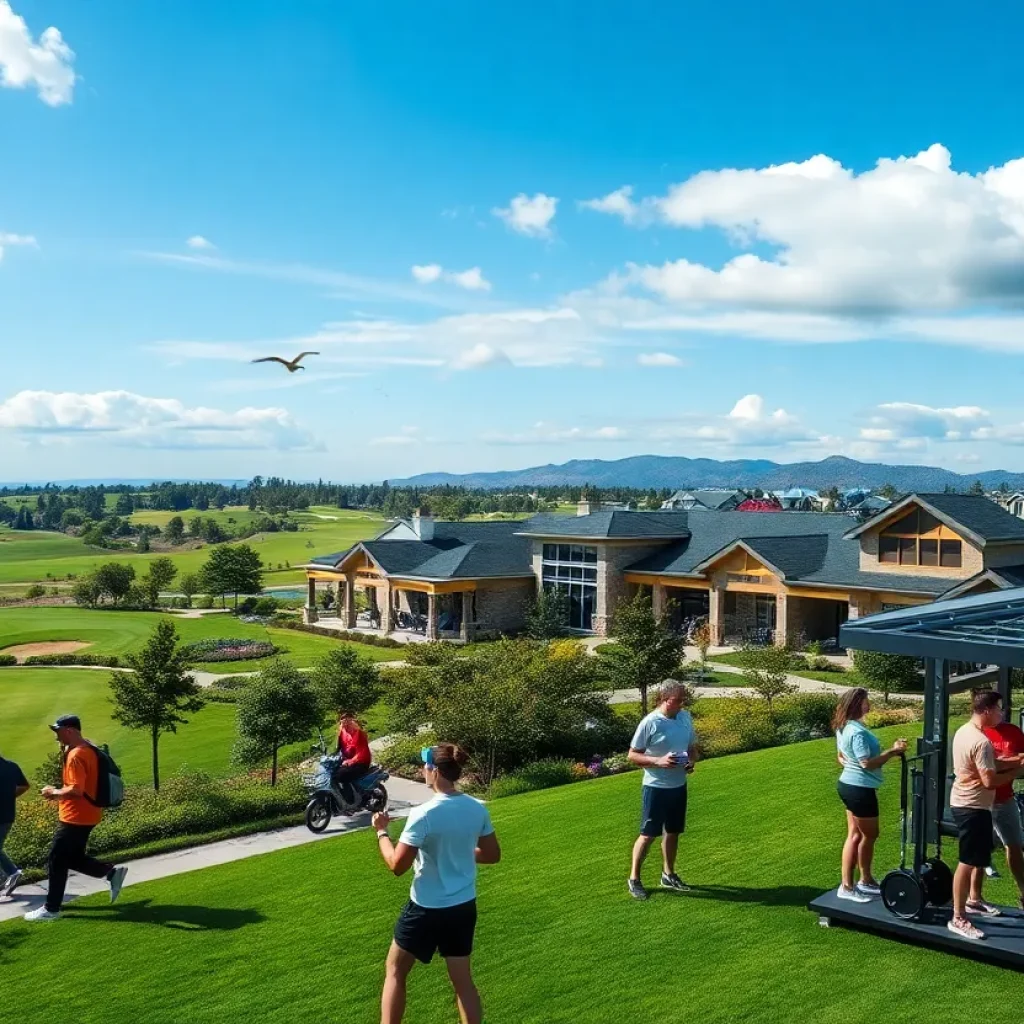 A fitness center within a golf community in Irmo SC