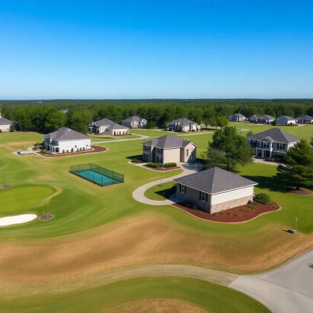 Golf homes in Irmo SC featuring basements