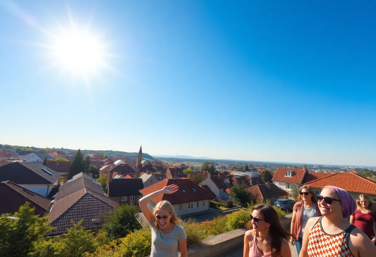 Clear skies and sunny weather in Irmo, South Carolina