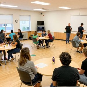 Community center in Irmo SC with people interacting and participating in activities