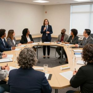 Residents gathered for a town hall meeting discussing zoning amendments in Richland County, SC.
