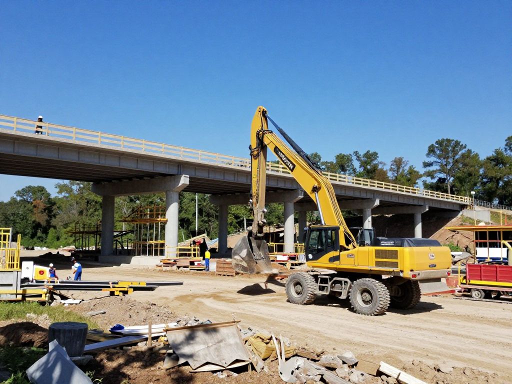 Construction of Archers Lane Bridge in Irmo, SC