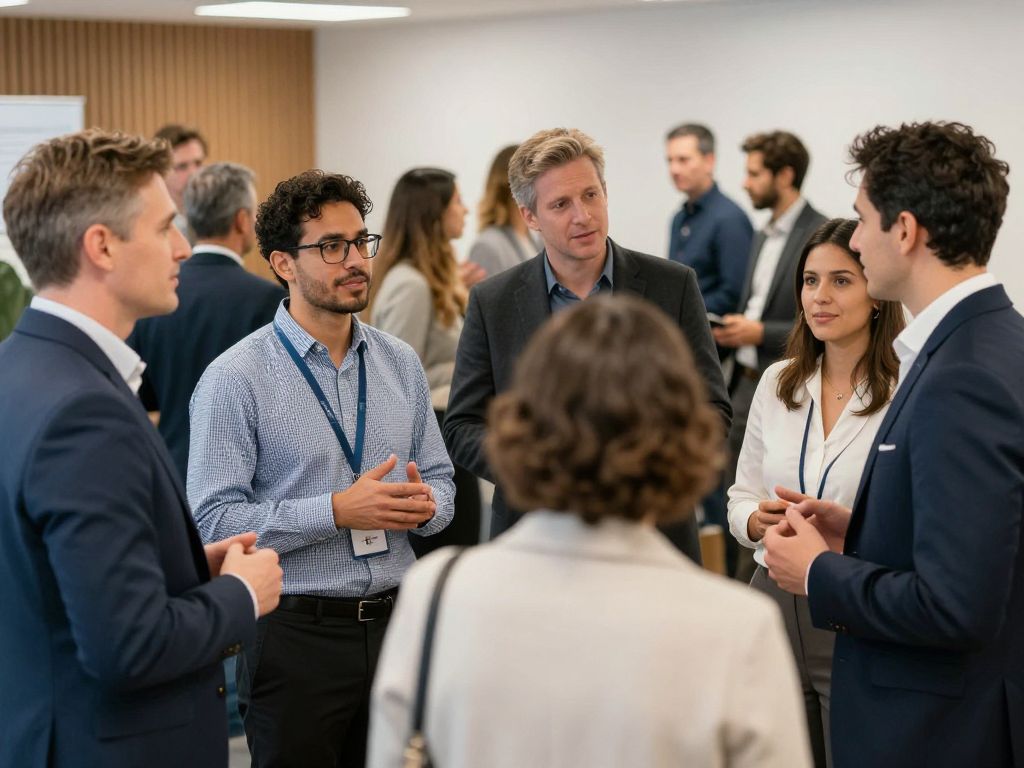 Business owners networking in Irmo