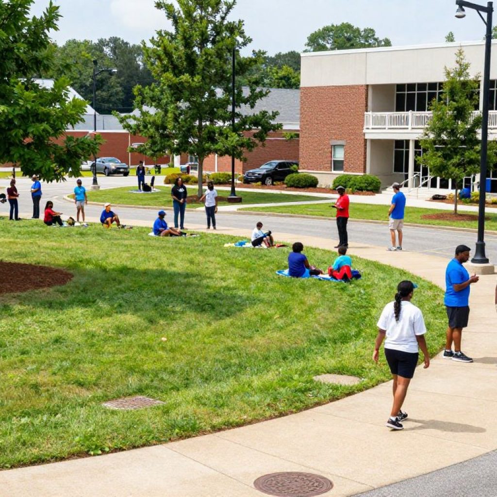 People engaging in community activities in Irmo SC.