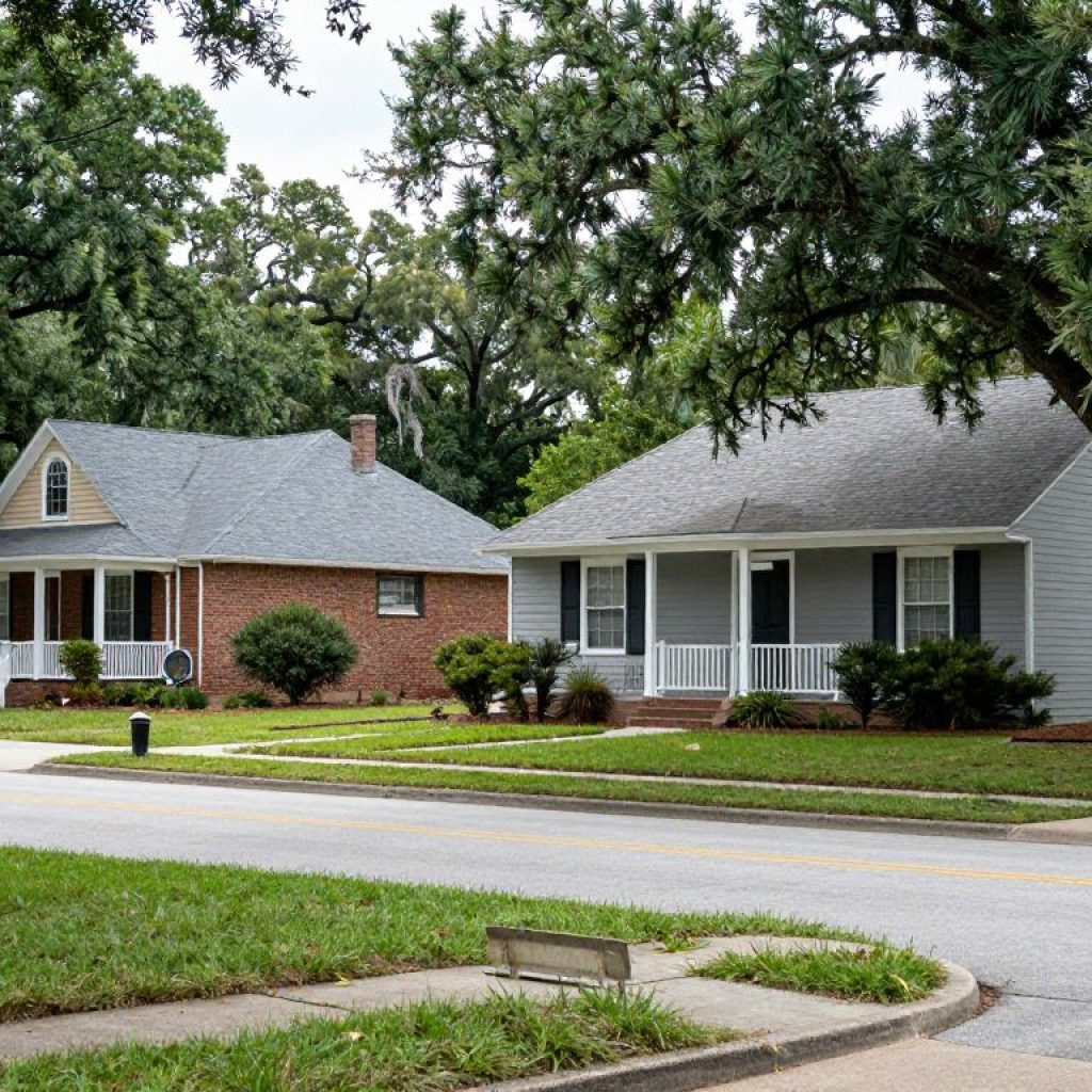 Serene neighborhood depicting resilience and community spirit in Irmo SC