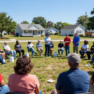 Residents of Irmo discussing safety measures in response to recent earthquakes