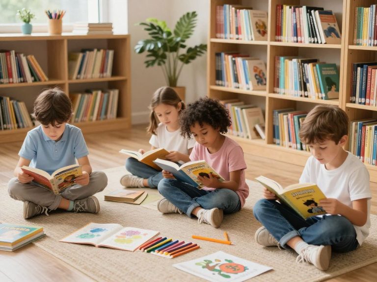 Children participating in reading activities at Irmo Library
