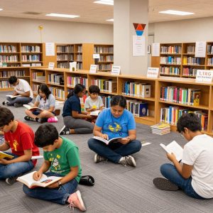 Community members participating in the Irmo Library Reading Challenge