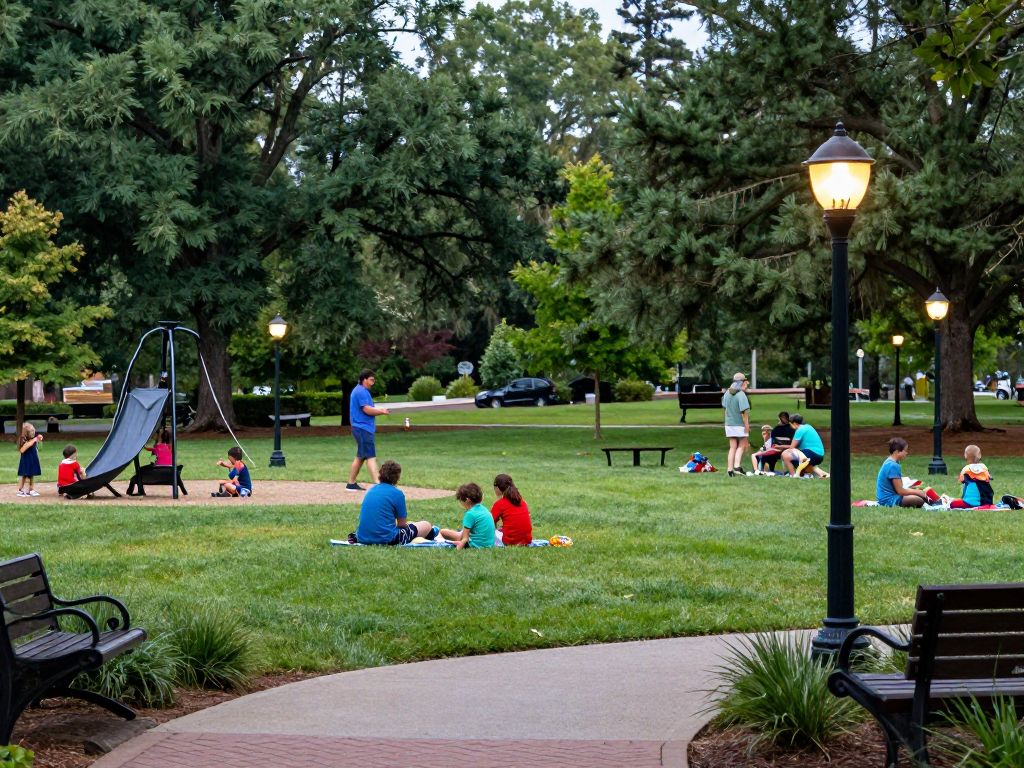 Families enjoying improved accessibility in Irmo park