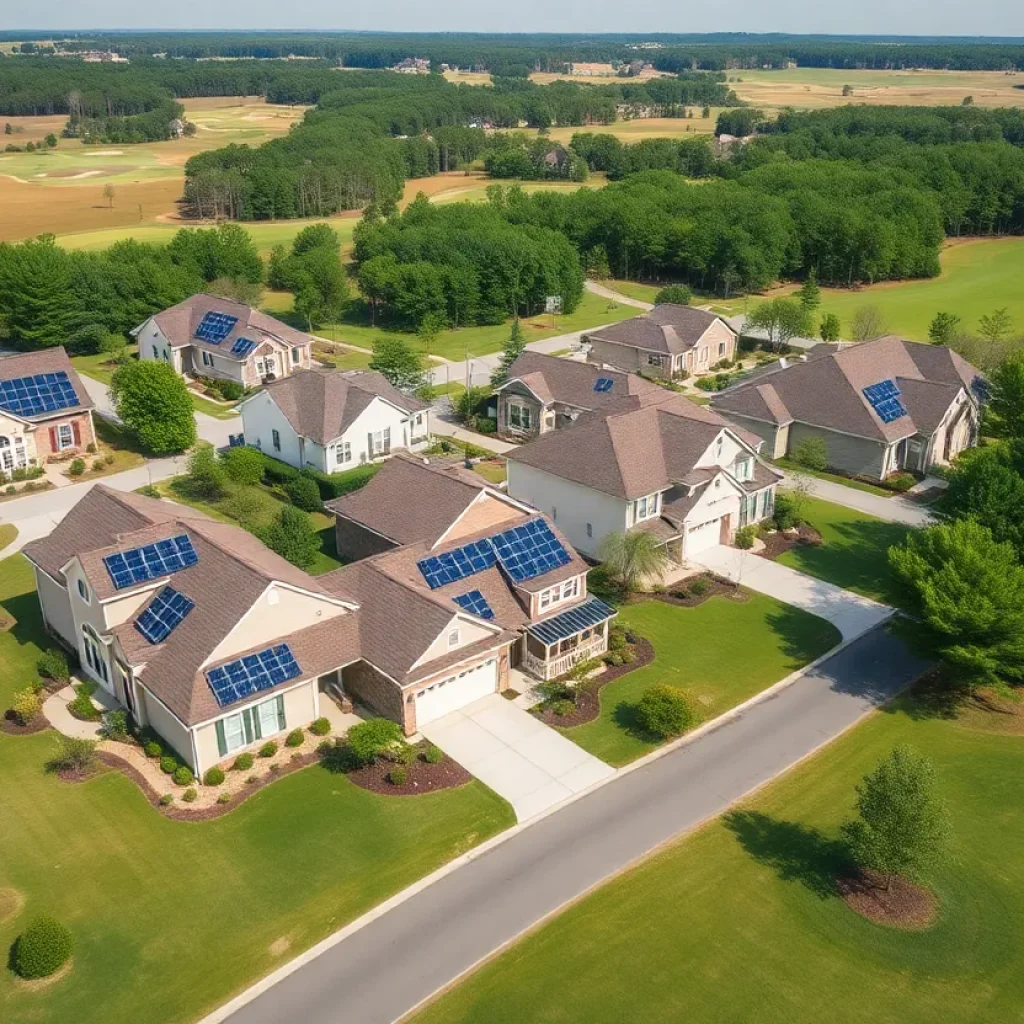 Energy-efficient homes in a golf community in Irmo SC