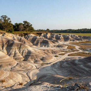 Landscape of Irmo, South Carolina with geological features.