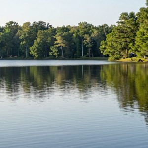View of Lake Murray affected by recent seismic activity in Irmo, South Carolina.