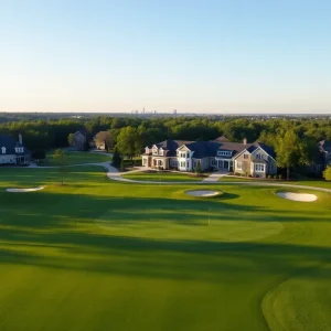 Scenic view of prestigious golf community in Irmo SC