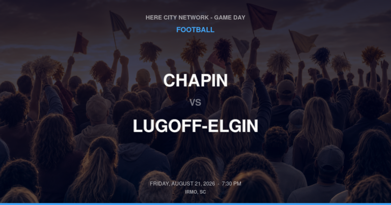 Chapin vs. Lugoff-Elgin — Football Game Day — Irmo, SC — Aug 21, 2026